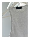 GRİ MELANJ HALTER BLUZ