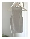 GRİ MELANJ HALTER BLUZ