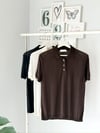İPEK KARIŞIMLI POLO YAKA BLUZ