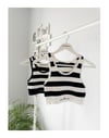 KALIN ÇİZGİLİ CROPTOP