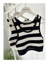 KALIN ÇİZGİLİ CROPTOP