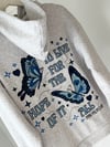 KELEBEK NAKIŞLI SWEATSHIRT