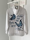 KELEBEK NAKIŞLI SWEATSHIRT