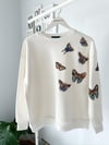 KELEBEK TAŞ İŞLEMELİ SWEATSHIRT
