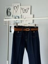 KEMERLİ CEP DETAYLI FLARE JEAN