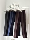 KEMERLİ WİDE LEG KUMAŞ PANTOLON