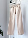 KONTRAST DİKİŞLİ WIDE LEG JEAN