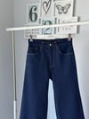 KOYU MAVİ WİDE LEG JEAN