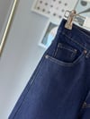 KOYU MAVİ WİDE LEG JEAN