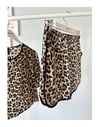 LEOPAR BLUZ ŞORT TAKIM