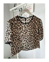 LEOPAR BLUZ ŞORT TAKIM