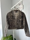LEOPAR DESEN DENIM CEKET