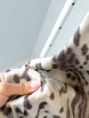 LEOPAR DESEN SATEN ELBİSE