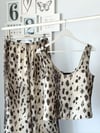 LEOPAR DESEN SATEN TAKIM