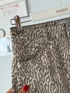 LEOPAR DESENLİ MİNİ ETEK