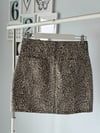 LEOPAR DESENLİ MİNİ ETEK