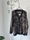 LEOPAR GEÇİŞLİ DÜĞMELİ HIRKA
