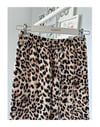 LEOPAR SATEN PANTOLON