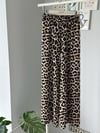 LEOPAR SATEN PANTOLON