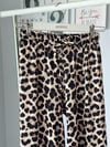 LEOPAR SATEN PANTOLON