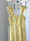 LİMON DESENLİ ELBİSE