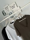 LYOCELL V YAKA TSHIRT