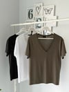 LYOCELL V YAKA TSHIRT
