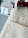 NATURAL KEMERLİ DENIM BERMUDA