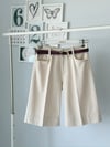 NATURAL KEMERLİ DENIM BERMUDA