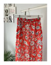 ORANGE DESEN BELİ LASTİKLİ PANTOLON