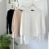 OVERSİZE YIRTMAÇLI SWEATSHIRT