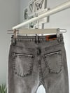 PAÇASI KESİK GRİ SKINNY JEAN