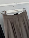 PİLE DETAY GENİŞ PAÇA PANTOLON