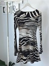 ZEBRA DESEN ELBİSE