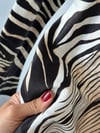 ZEBRA DESEN ELBİSE