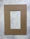 DİKDÖRTGEN ÇERÇEVE 80X111 CM KARELER 14X14 CM