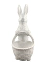 Polyester Sepetli Tavşan 43X22cm
