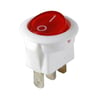   IC-131B Yuvarlak Işıklı Anahtar ON-OFF 3P Beyaz Kasa