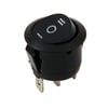   IC-134 Yuvarlak Işıksız Anahtar ON-OFF-ON 3P