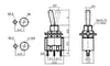 IC-141 Toggle Switch Yaylı OFF-MOM (Kaliteli) Ø6mm MTS-112