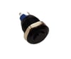 12mm Metal LED'li Yaylı Buton MAVİ IP67