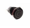 19mm Metal ''POWER'' LED'li Kalıcı Buton IP67 LAS1-AGQ-11Z-ET/R