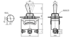 IC-153 Toggle Switch 3P ON-OFF-ON Ø12mm KNC3-103