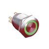 LAS1-GQ-11E 19mm Metal LED'li Buton Yaylı IP67