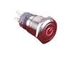 19mm Metal ''POWER'' LED'li Yaylı Buton 