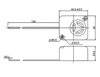 IC-221A Buzzer 12V DC Devreli Kablolu Siren Ses