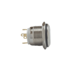 E36 16MM METAL BUTON YAYLI 12-24V MAVİ LED 1NO