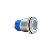 E47 19MM METAL BUTON KALICILI 12-24V BEYAZ LED 1NO/1NC