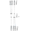 IC-273-2  MC4 Güneş Paneli Konnektörü 2'li Kablolu Set