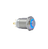 12MM YAYLI LEDLİ METAL BUTON - 1NO - IP67